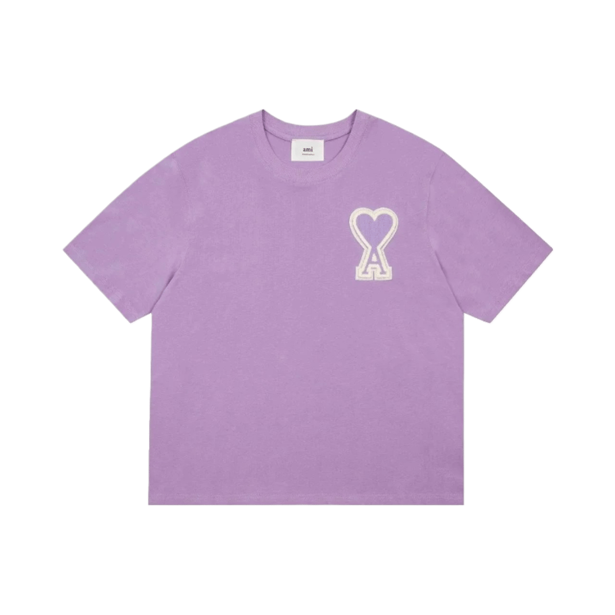 Ami Paris SS21 Heart Logo Embroidered T-Shirt — image 2