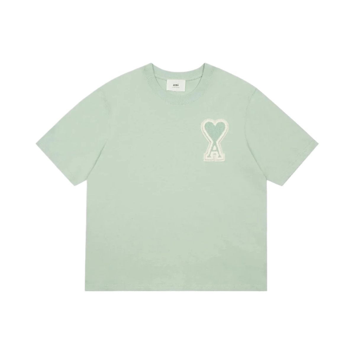Ami Paris SS21 Heart Logo Embroidered T-Shirt — image 4