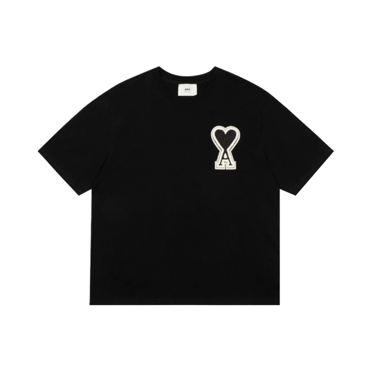 Ami Paris SS21 Heart Logo Embroidered T-Shirt — image 5