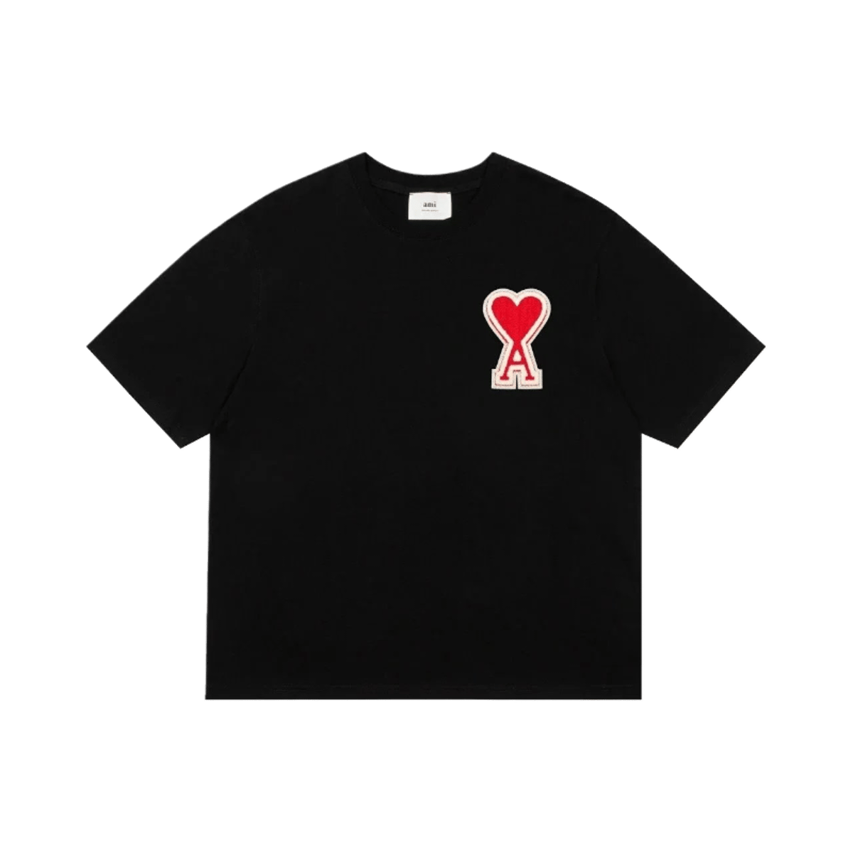 Ami Paris SS21 Heart Logo Embroidered T-Shirt — image 6