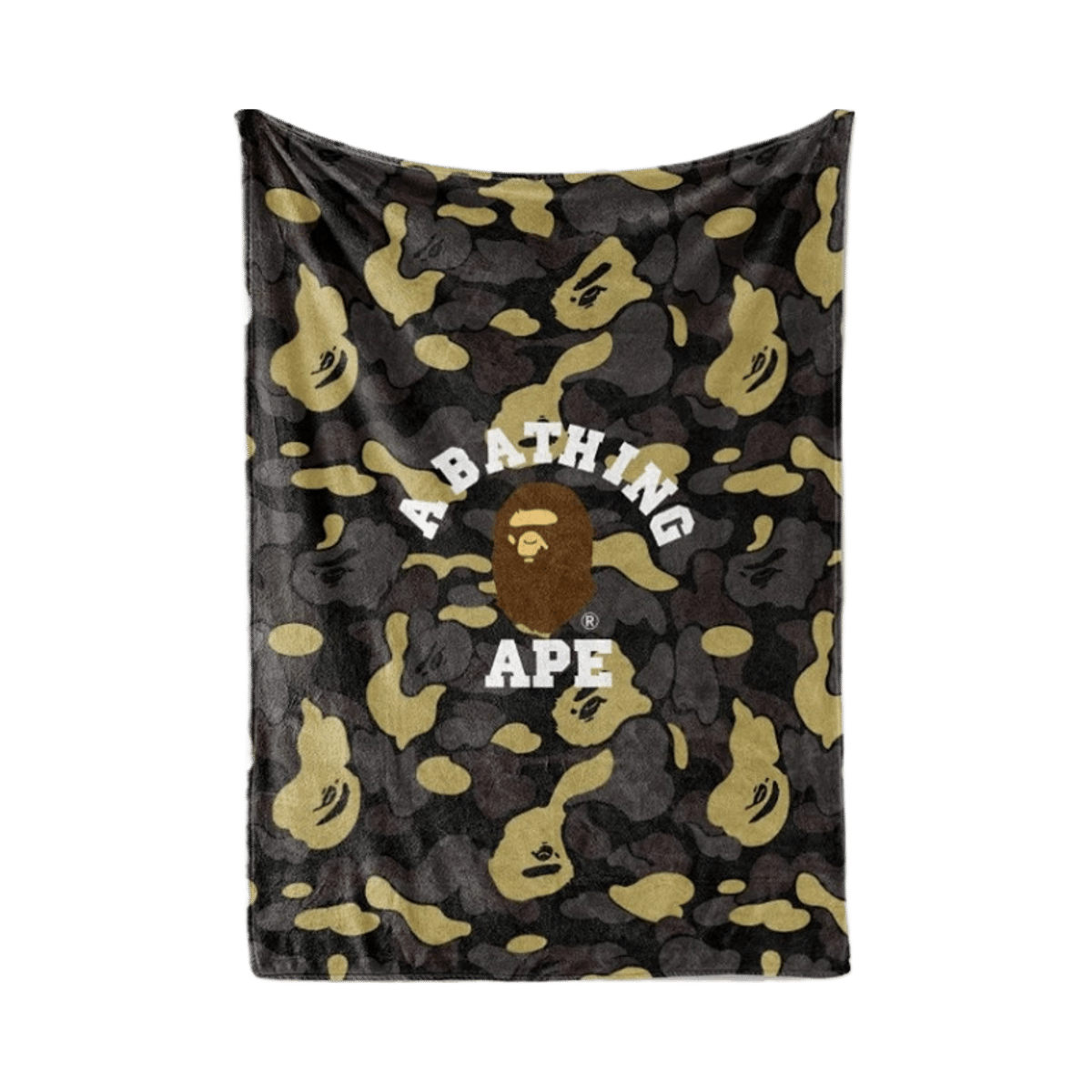 BAPE A Bathing Ape Camo Logo Fleece Blanket — image 10