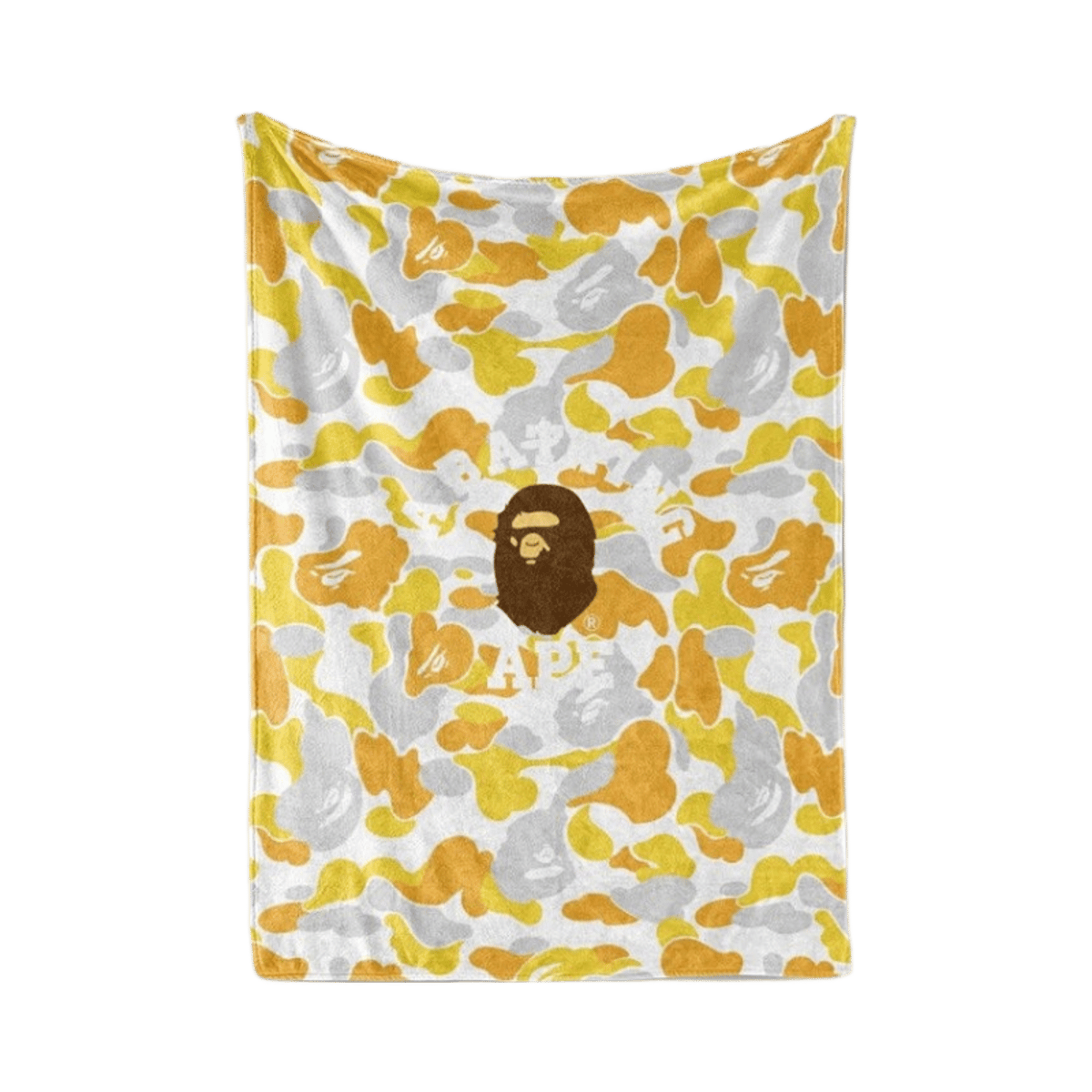 BAPE A Bathing Ape Camo Logo Fleece Blanket — image 13