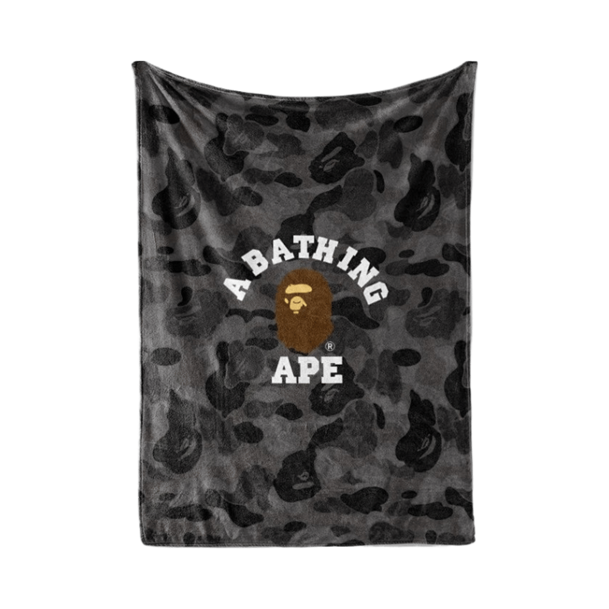 BAPE A Bathing Ape Camo Logo Fleece Blanket — image 16