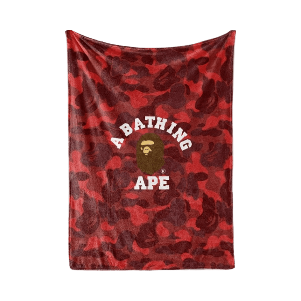 BAPE A Bathing Ape Camo Logo Fleece Blanket — image 17