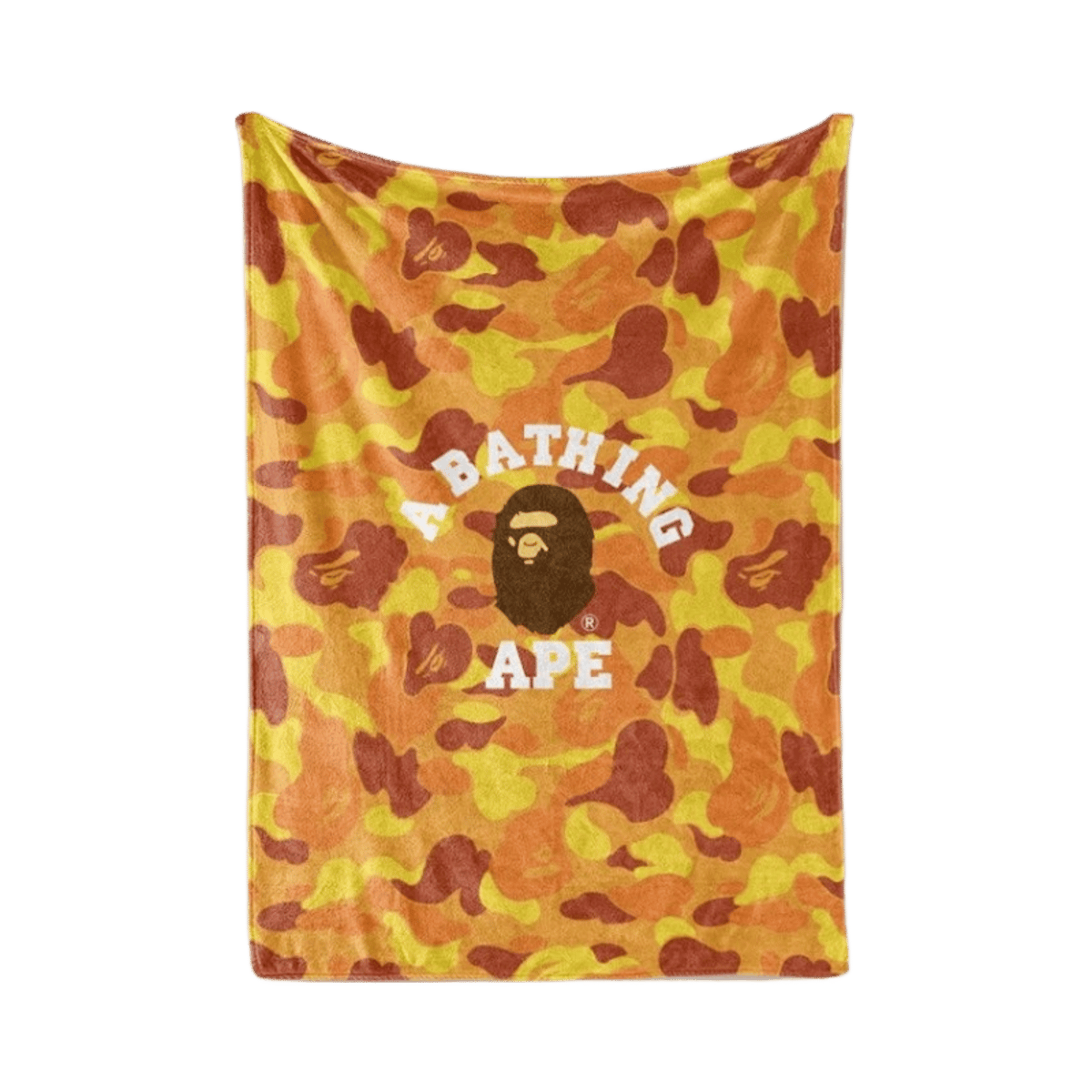 BAPE A Bathing Ape Camo Logo Fleece Blanket — image 18