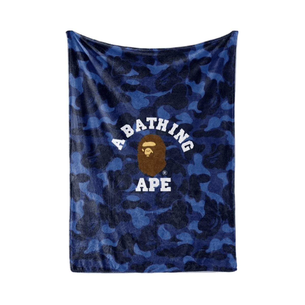 BAPE A Bathing Ape Camo Logo Fleece Blanket — image 4