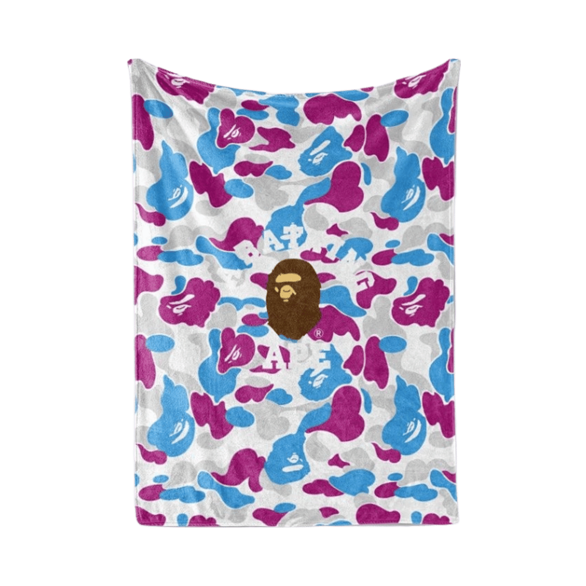 BAPE A Bathing Ape Camo Logo Fleece Blanket — image 6