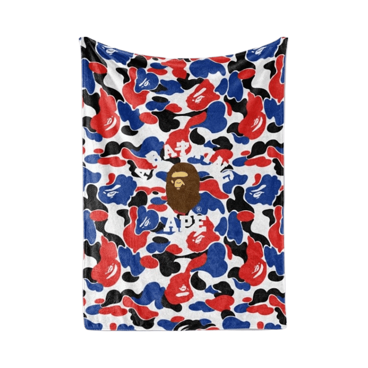 BAPE A Bathing Ape Camo Logo Fleece Blanket — image 7