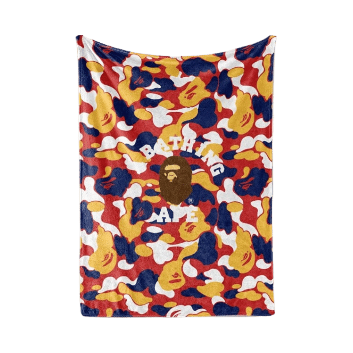 BAPE A Bathing Ape Camo Logo Fleece Blanket — image 8