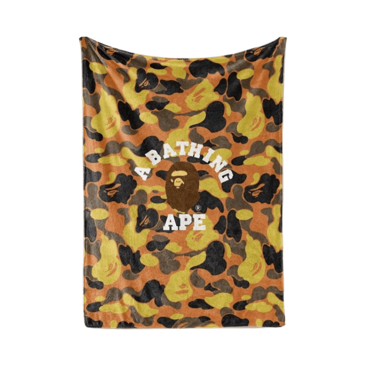 BAPE A Bathing Ape Camo Logo Fleece Blanket — image 9
