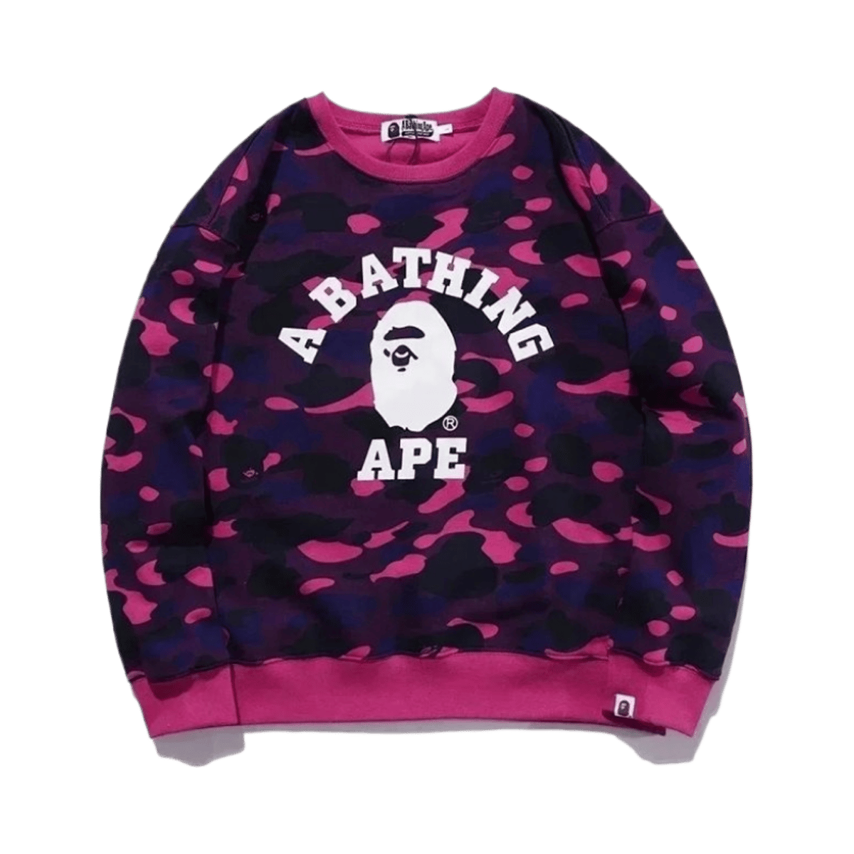 BAPE A Bathing Ape Shark Camo Sweatshirt Crewneck Unisex Streetwear — image 2