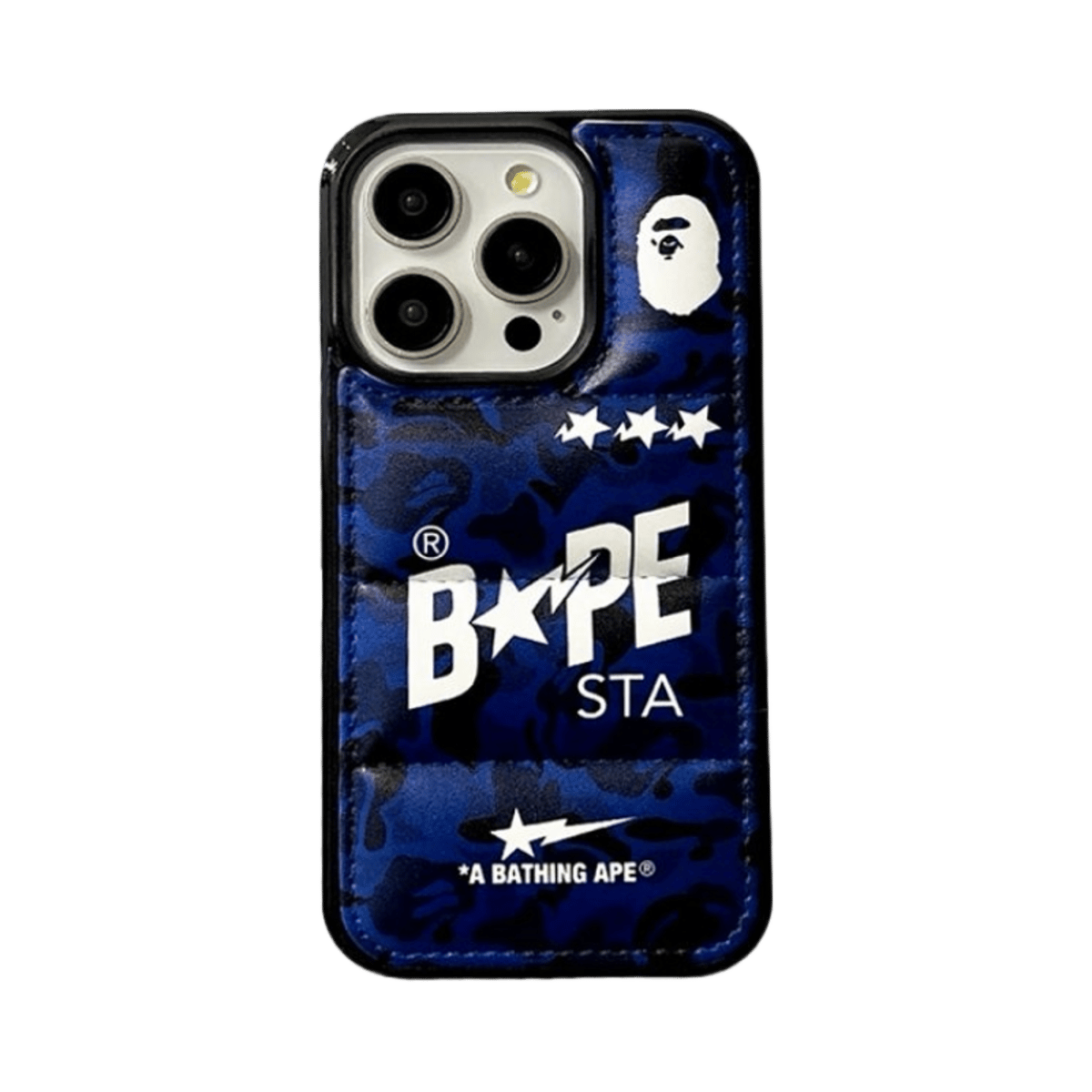 BAPE Camo Leather iPhone 16 Pro Max Case Shockproof Protection Cover — image 7