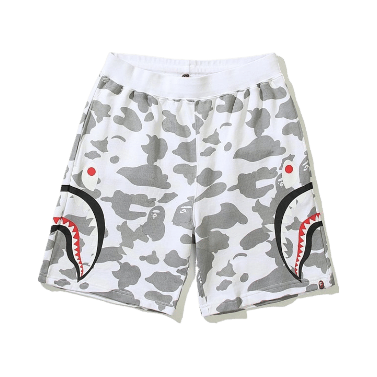 BAPE Shark Camo Glow-in-the-Dark Cotton Shorts — image 2