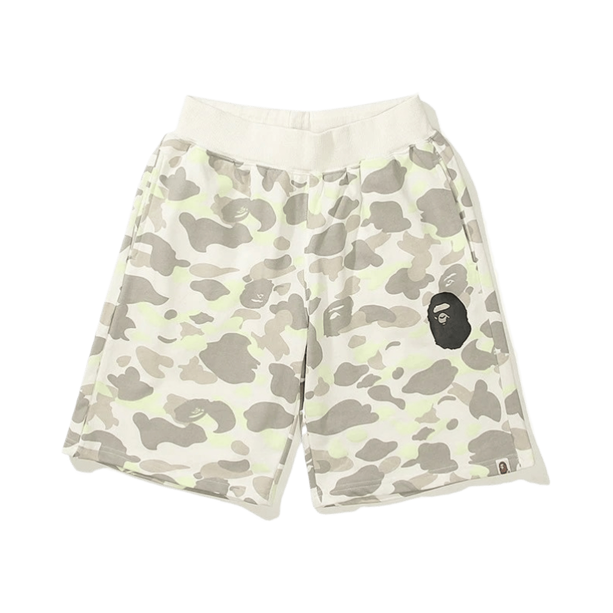 BAPE Shark Camo Glow-in-the-Dark Cotton Shorts — image 2
