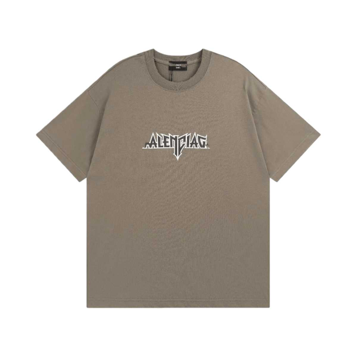 Balenciaga T Shirt  Oversized Logo Print Distressed Hem Streetwear — image 3