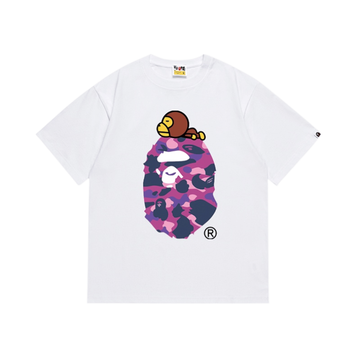 Bape A Bathing Ape October's Very Own OVO White Graphic Tee Shirt — image 10
