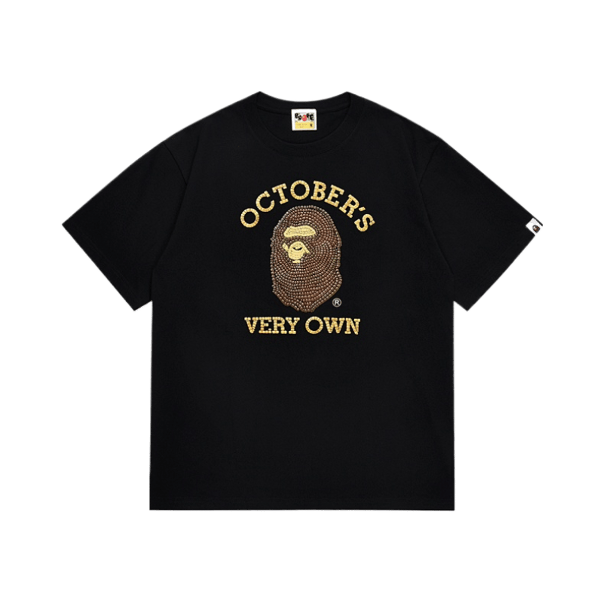 Bape A Bathing Ape October's Very Own OVO White Graphic Tee Shirt — image 2