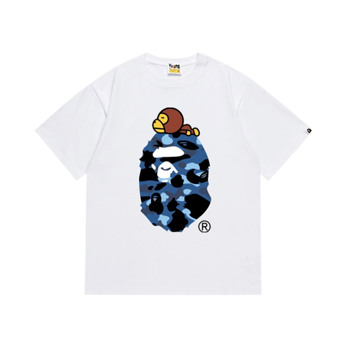 Bape A Bathing Ape October's Very Own OVO White Graphic Tee Shirt — image 8