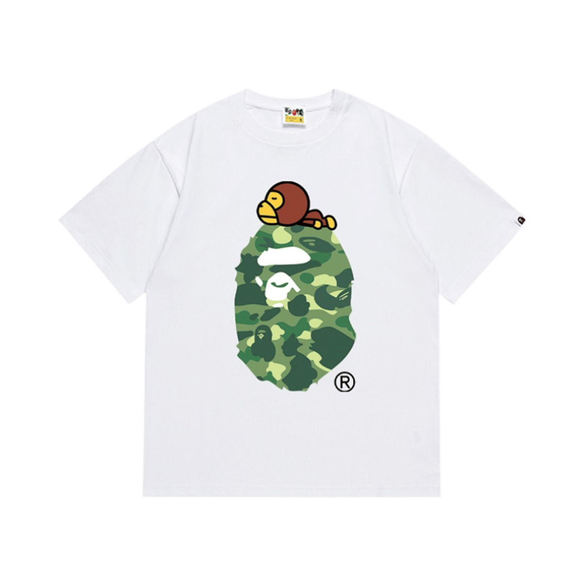 Bape A Bathing Ape October's Very Own OVO White Graphic Tee Shirt — image 9