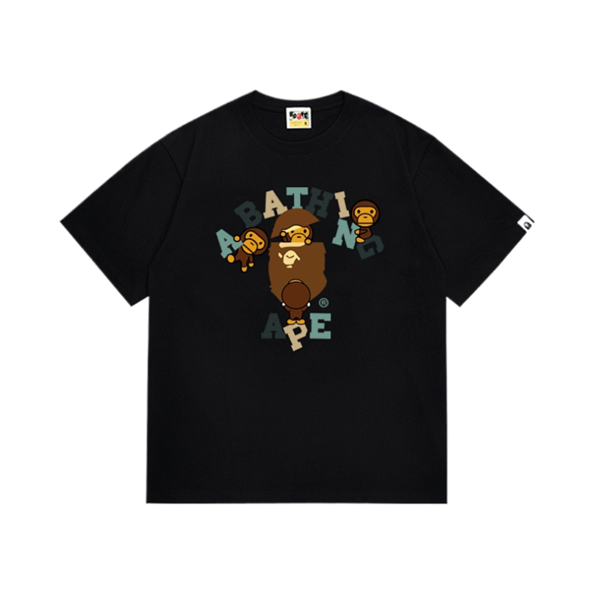 Bape Ape Head Camo Tee White Men — image 2