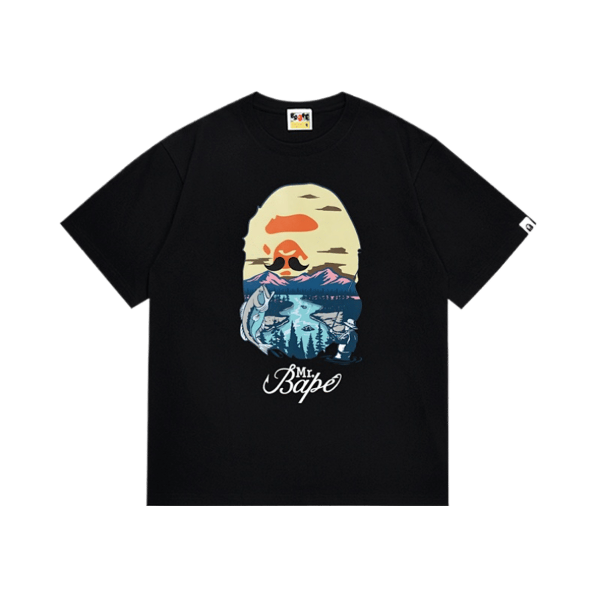 Bape Ape Head Camo Tee — image 2