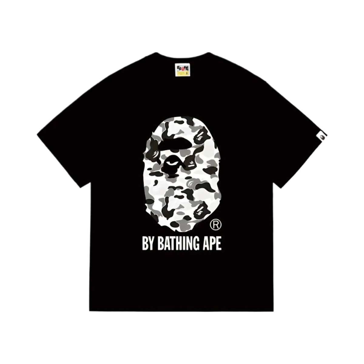 Bape Ape Head Camo Tee White Men — image 2