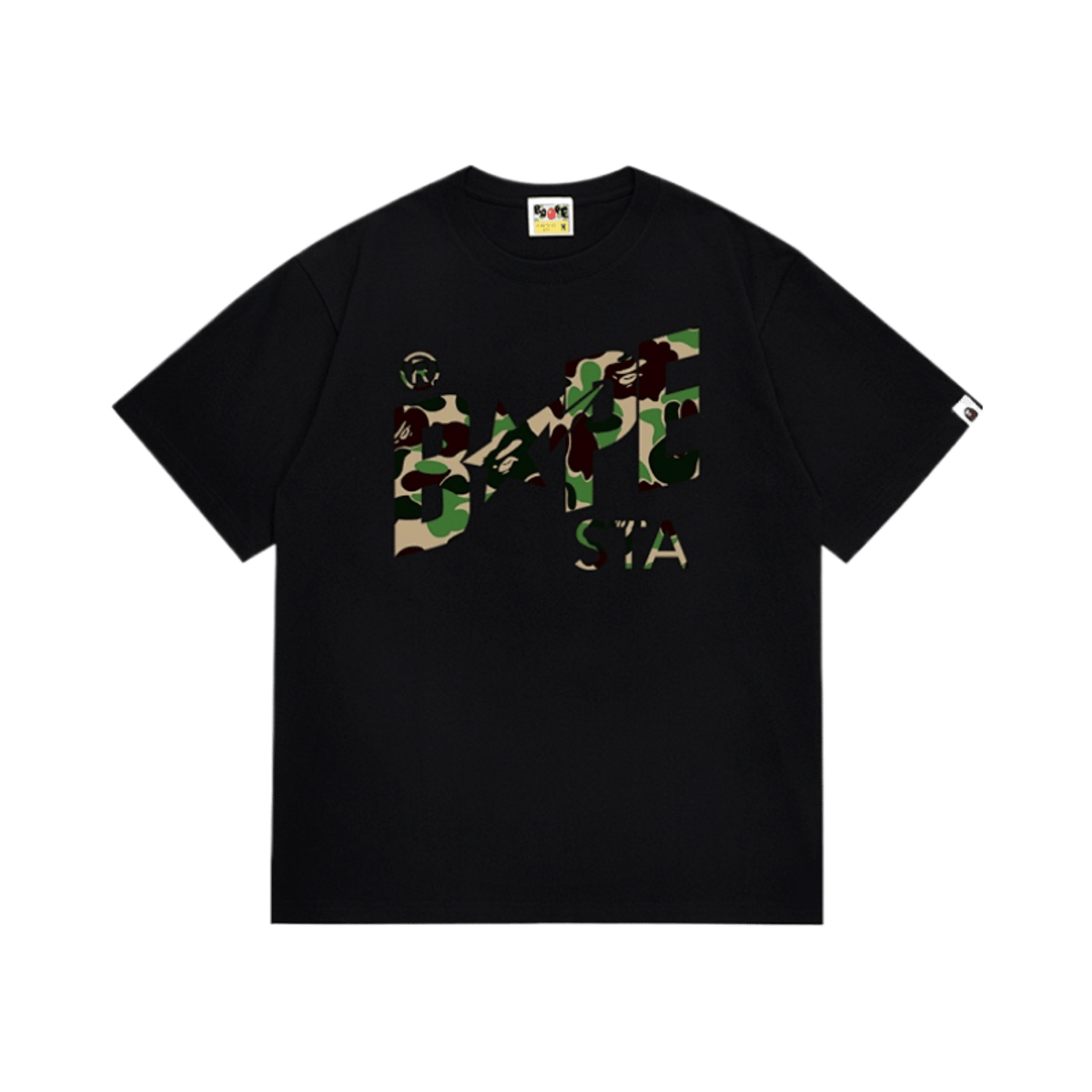 Bape Bape Sta Camo Logo Tee White — image 10