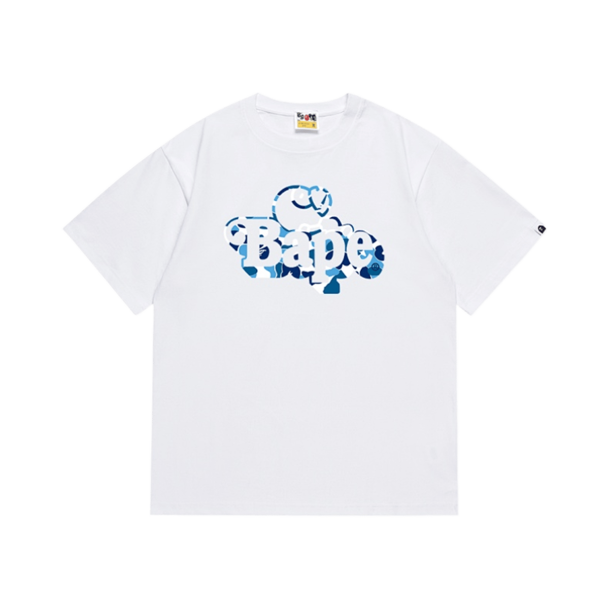 Bape Bape Sta Camo Logo Tee White — image 2