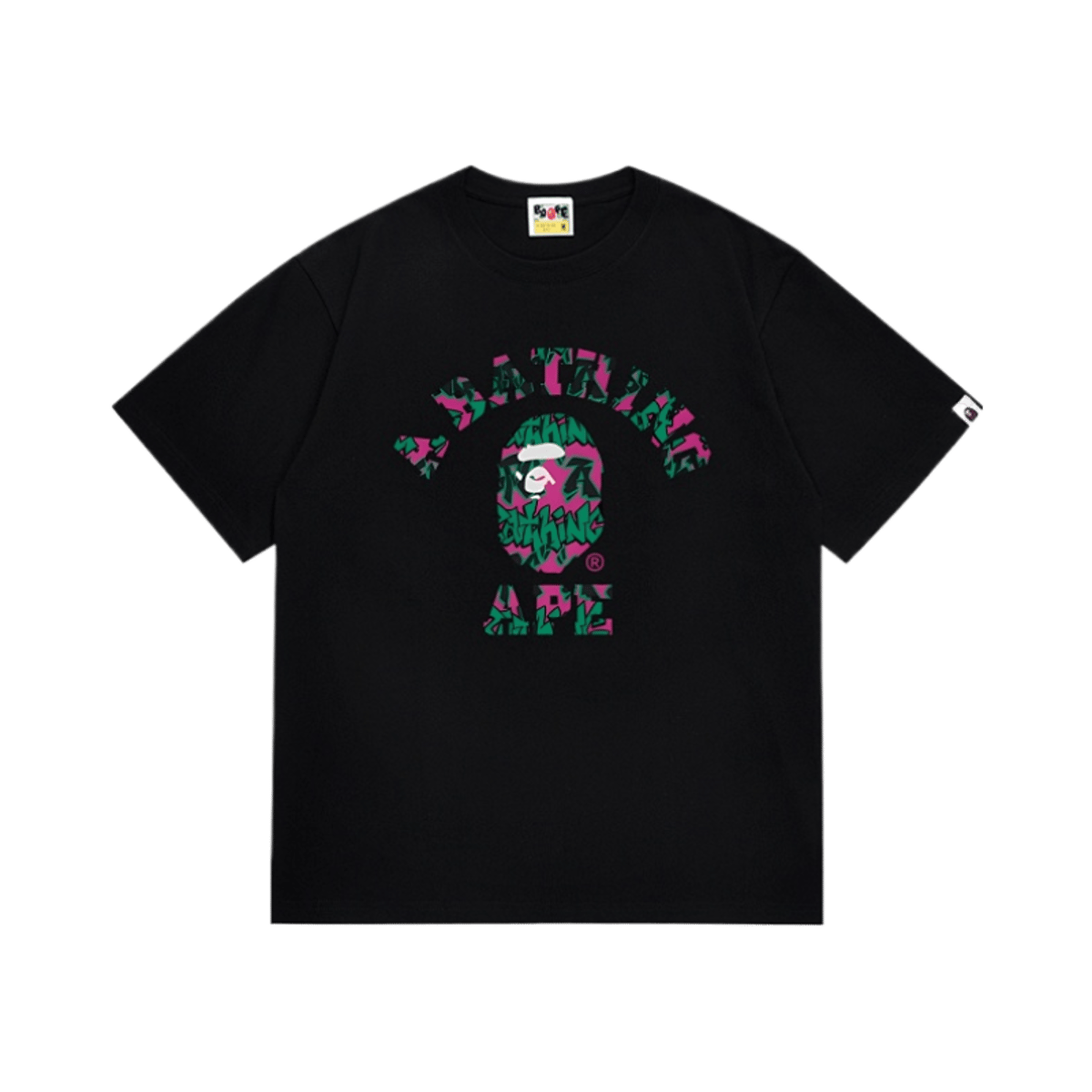 Bape Bape Sta Camo Logo Tee White — image 2