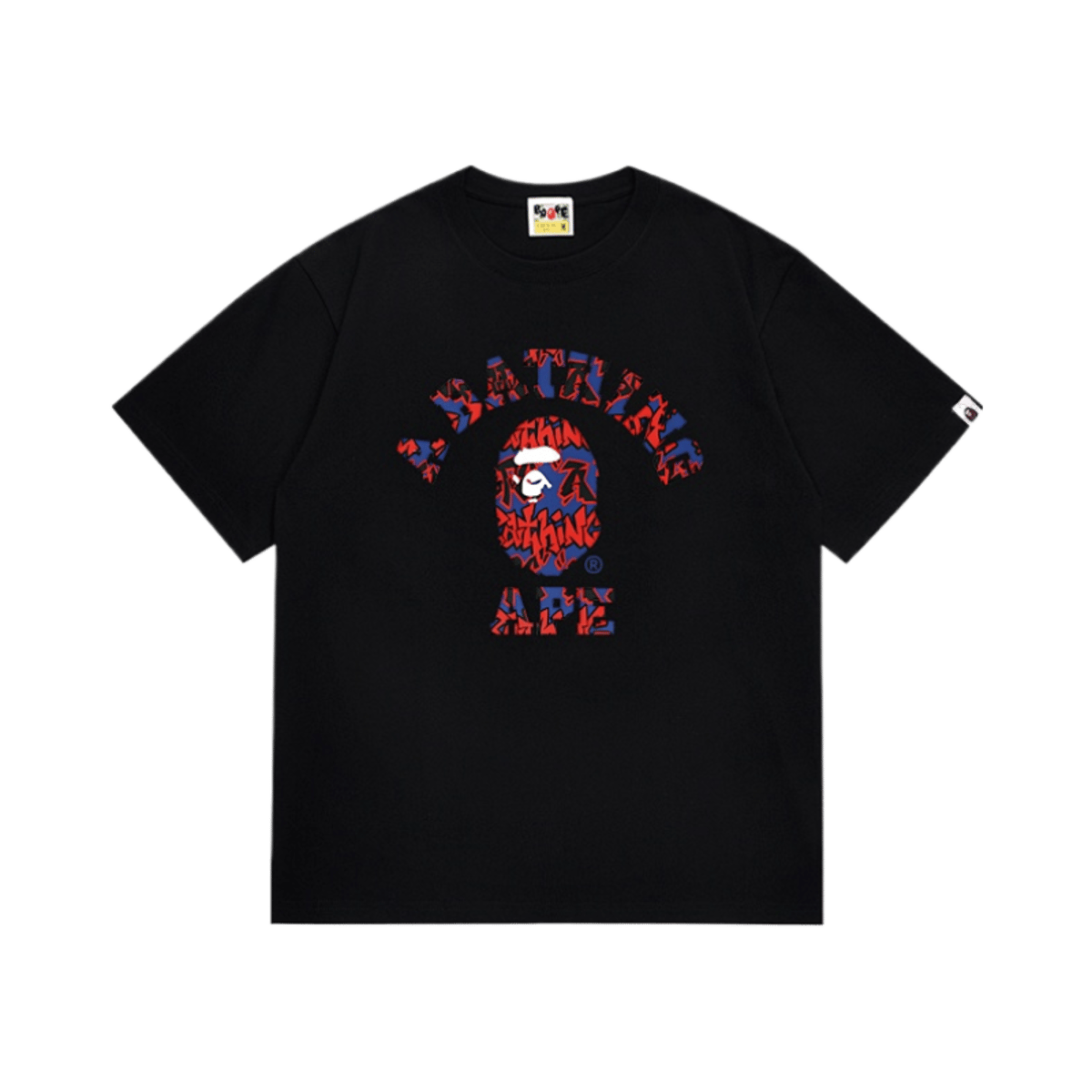 Bape Bape Sta Camo Logo Tee White — image 4