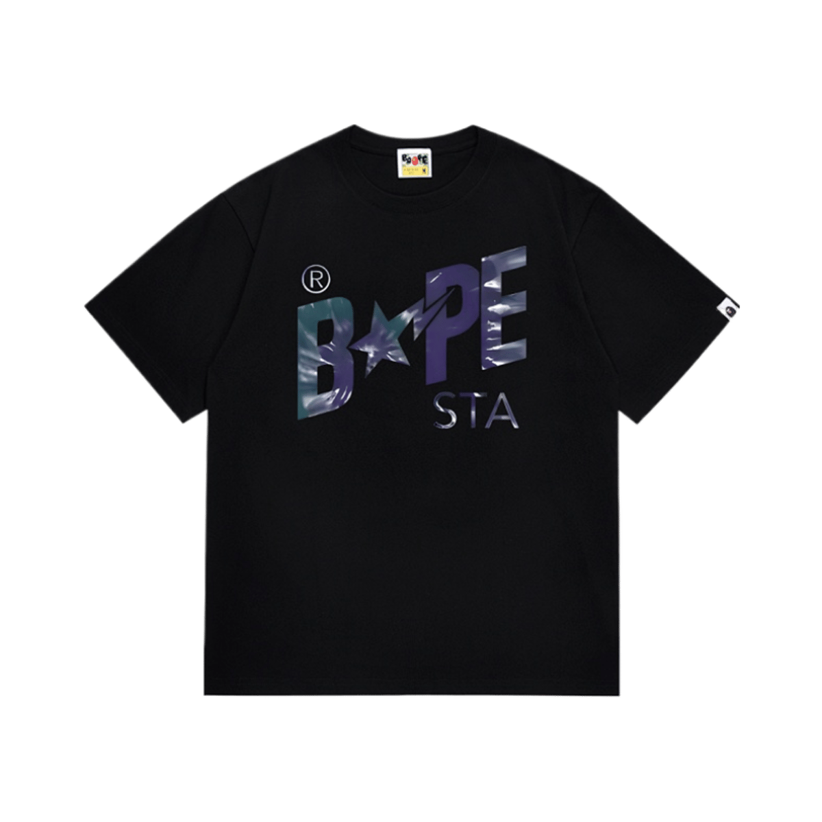 Bape Bape Sta Camo Logo Tee White — image 4
