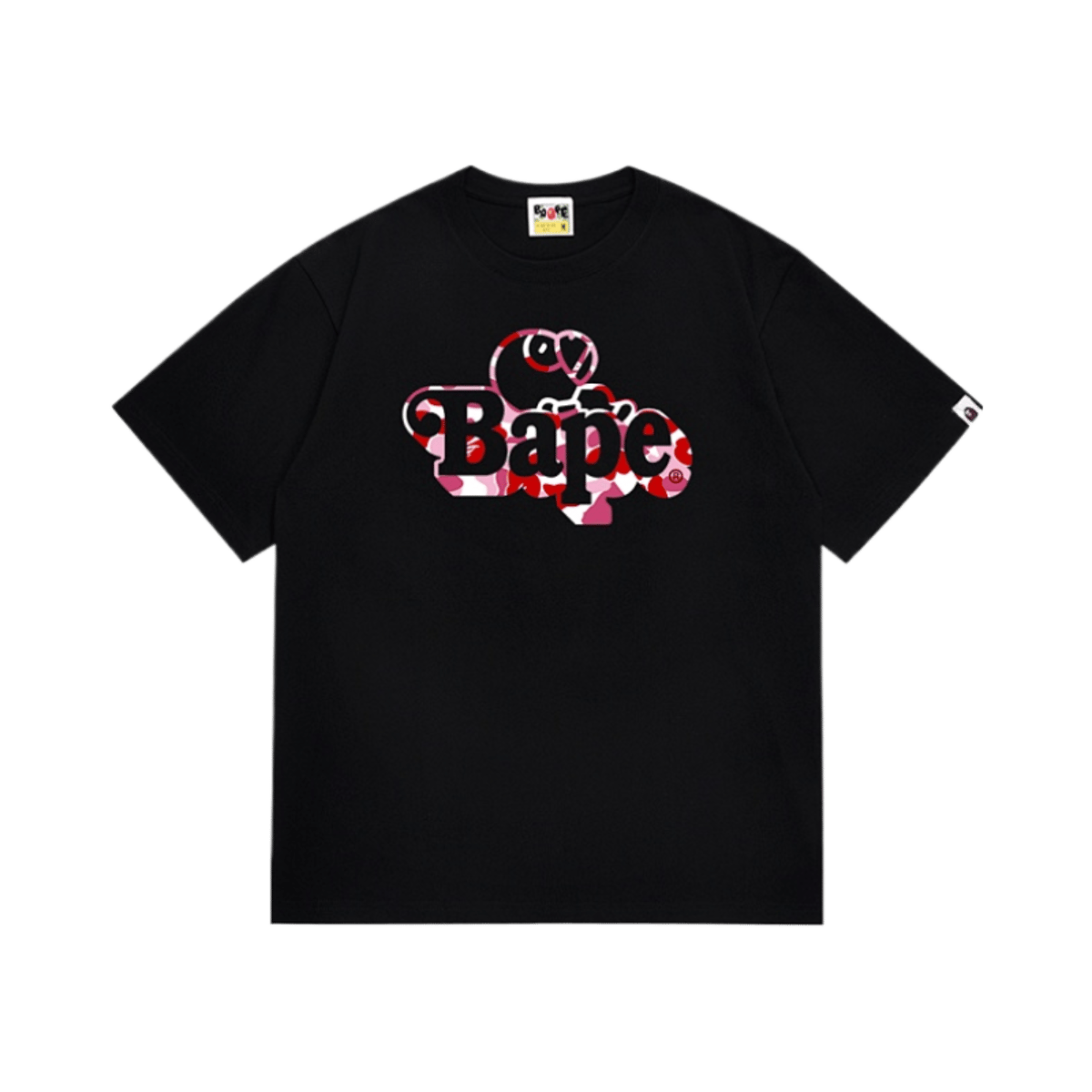 Bape Bape Sta Camo Logo Tee White — image 4