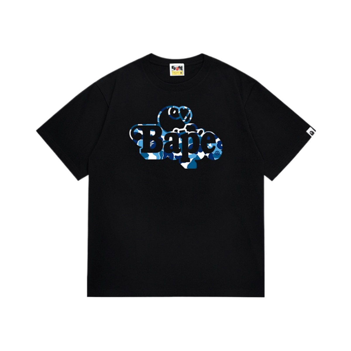 Bape Bape Sta Camo Logo Tee White — image 5