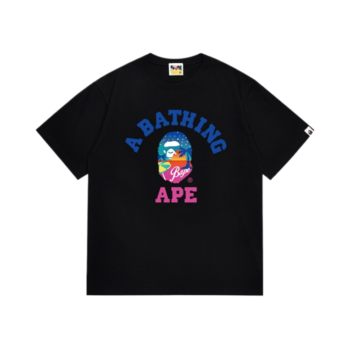 Bape Bape Sta Camo Logo Tee White — image 8