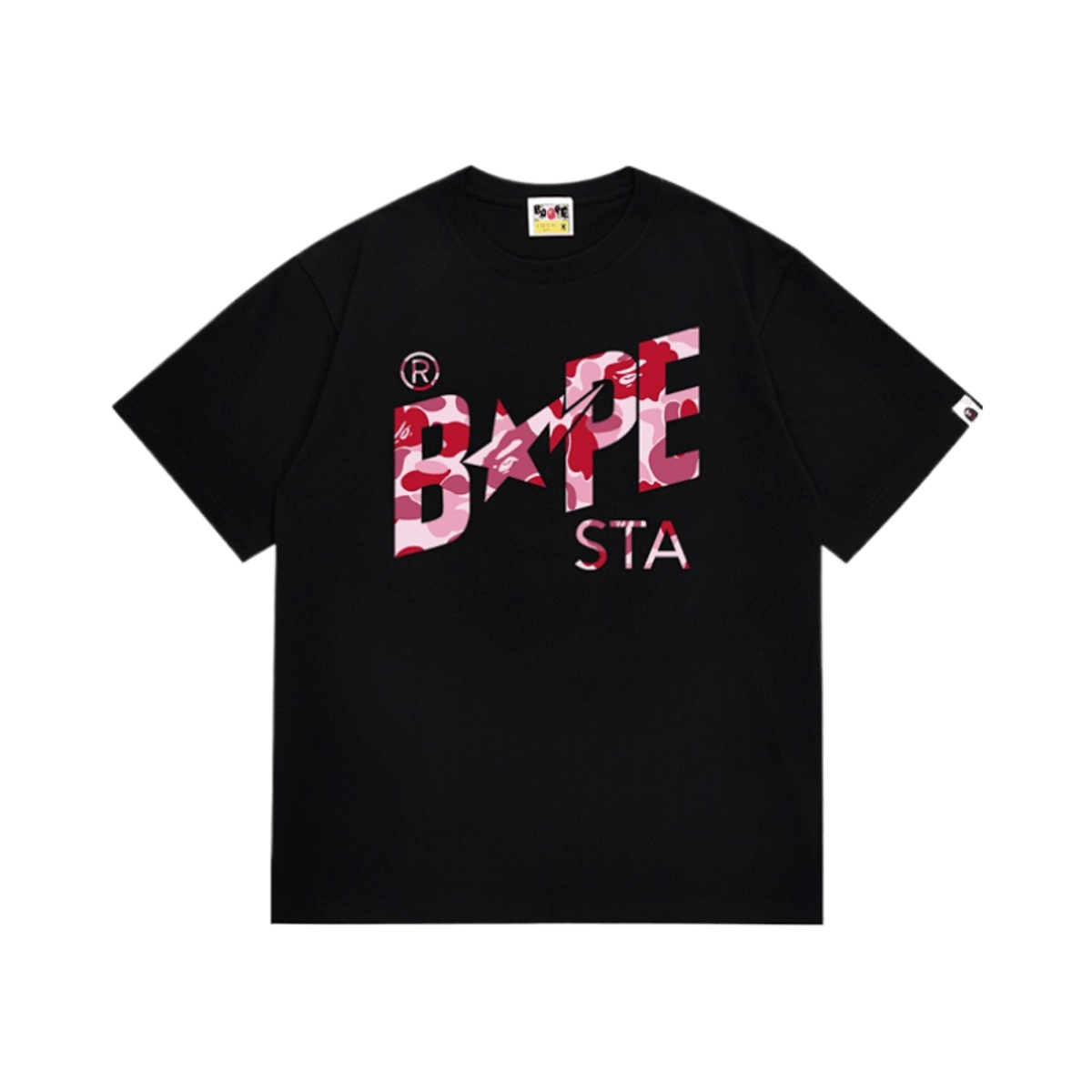 Bape Bape Sta Camo Logo Tee White — image 8