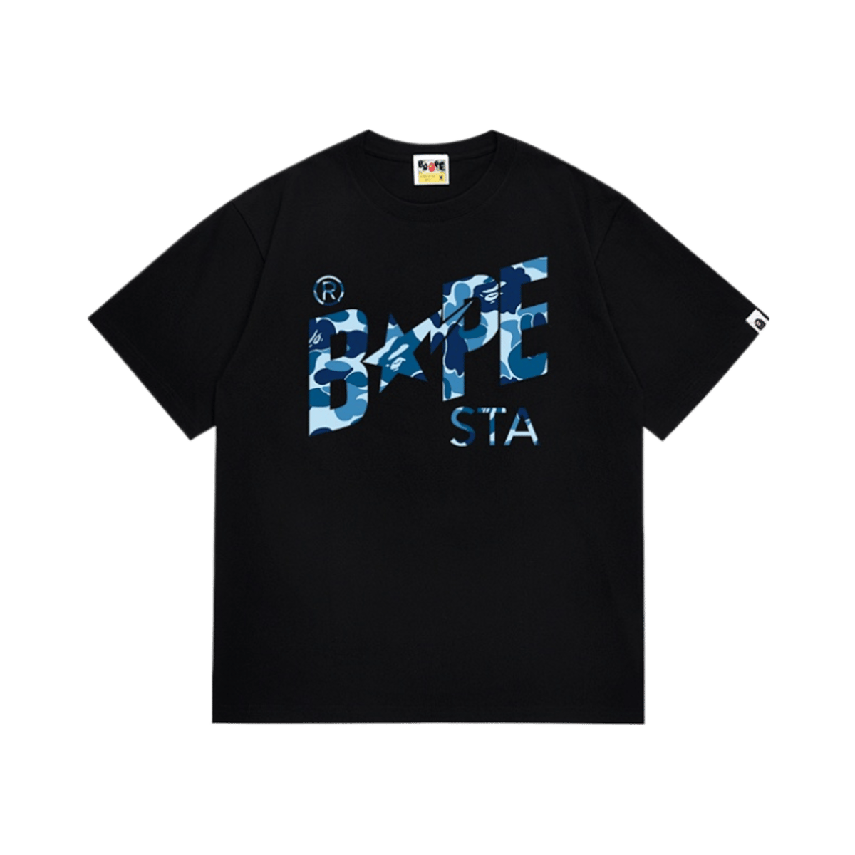 Bape Bape Sta Camo Logo Tee White — image 9