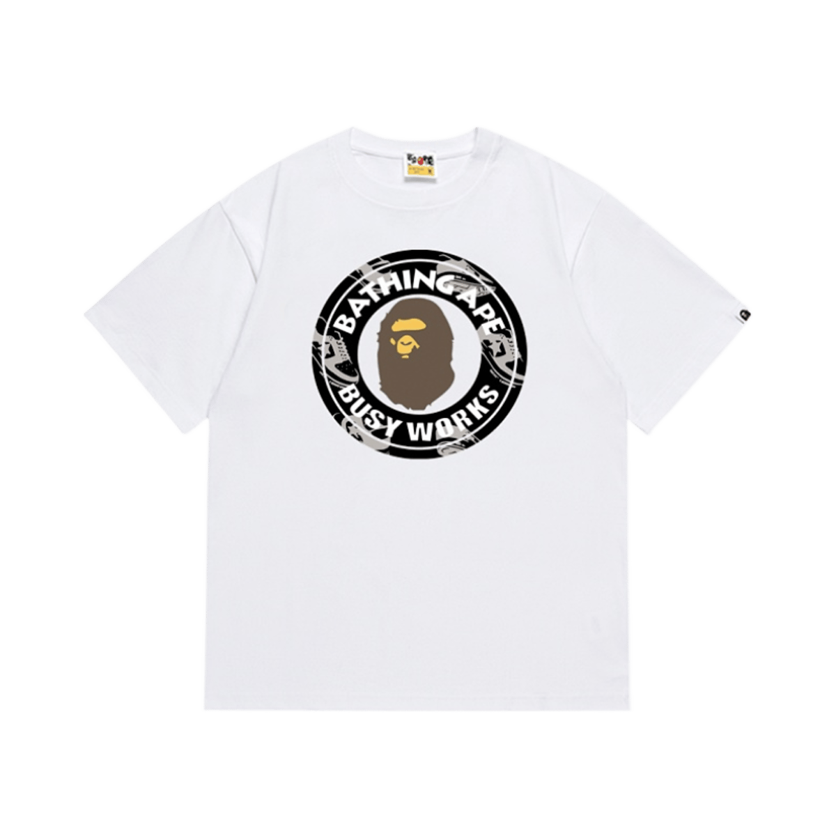 Bape Busy Works Graphic Tee White — image 3