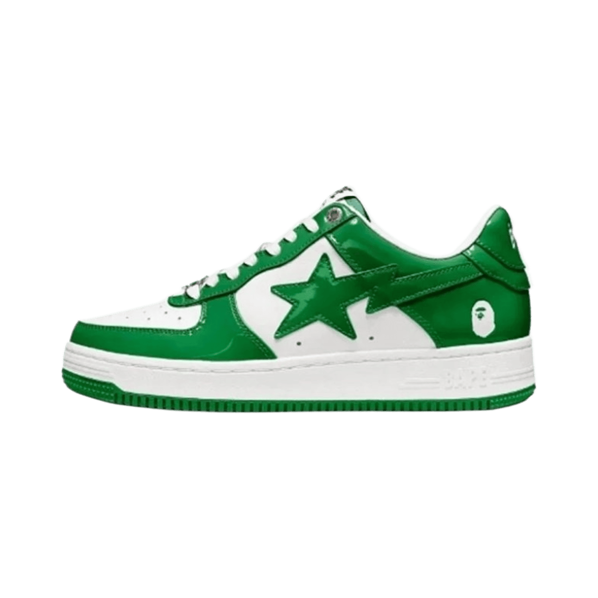Bape Sta Low Top Sneakers Star Logo Leather Casual Shoes — image 10
