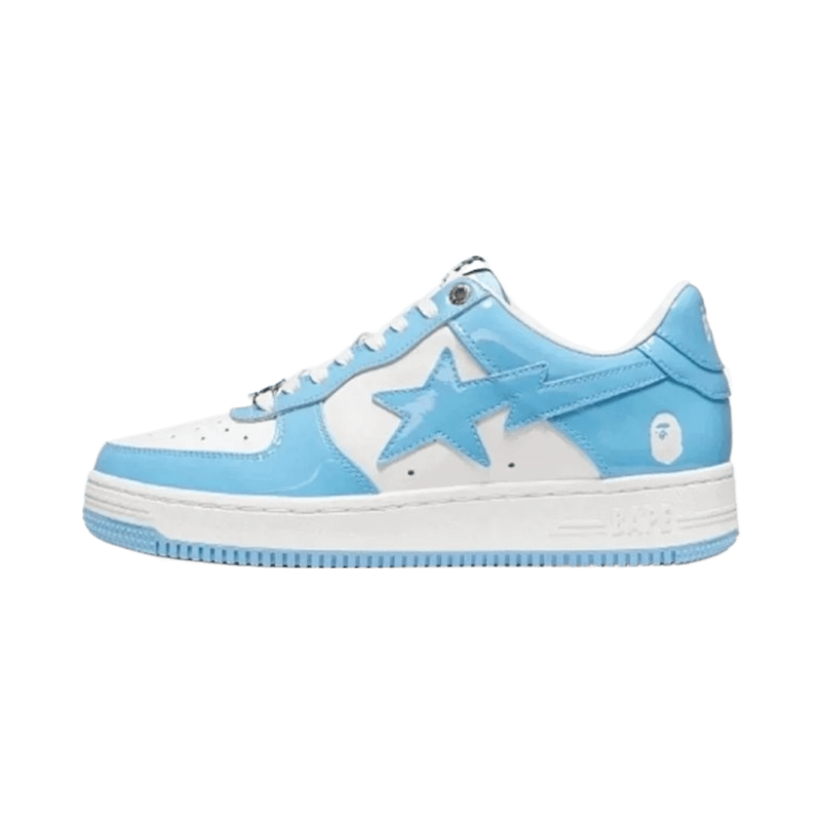 Bape Sta Low Top Sneakers Star Logo Leather Casual Shoes — image 11