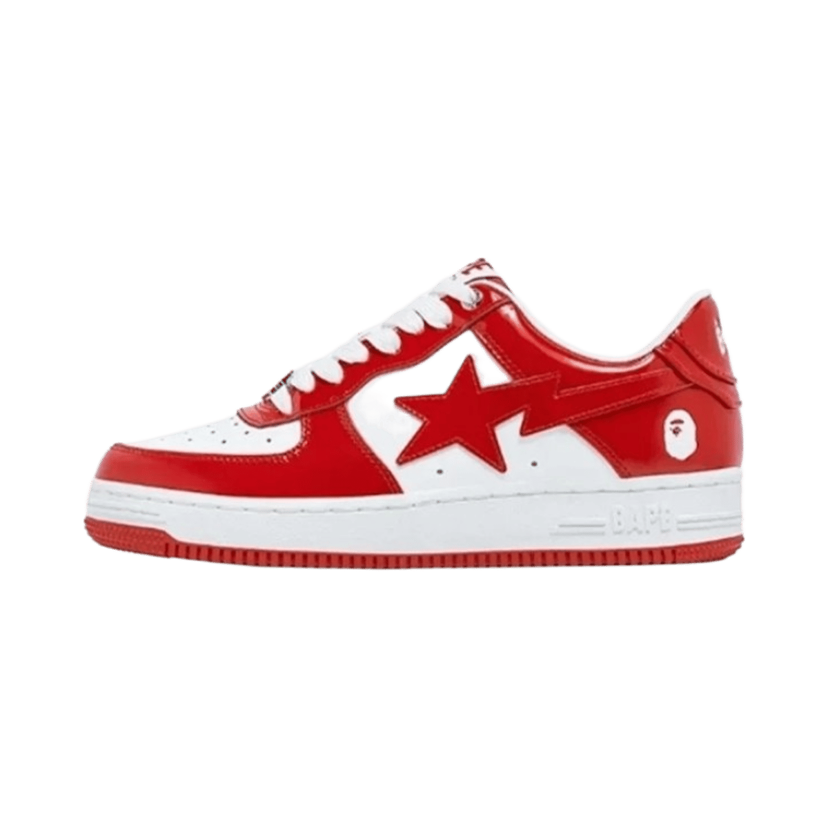 Bape Sta Low Top Sneakers Star Logo Leather Casual Shoes — image 12