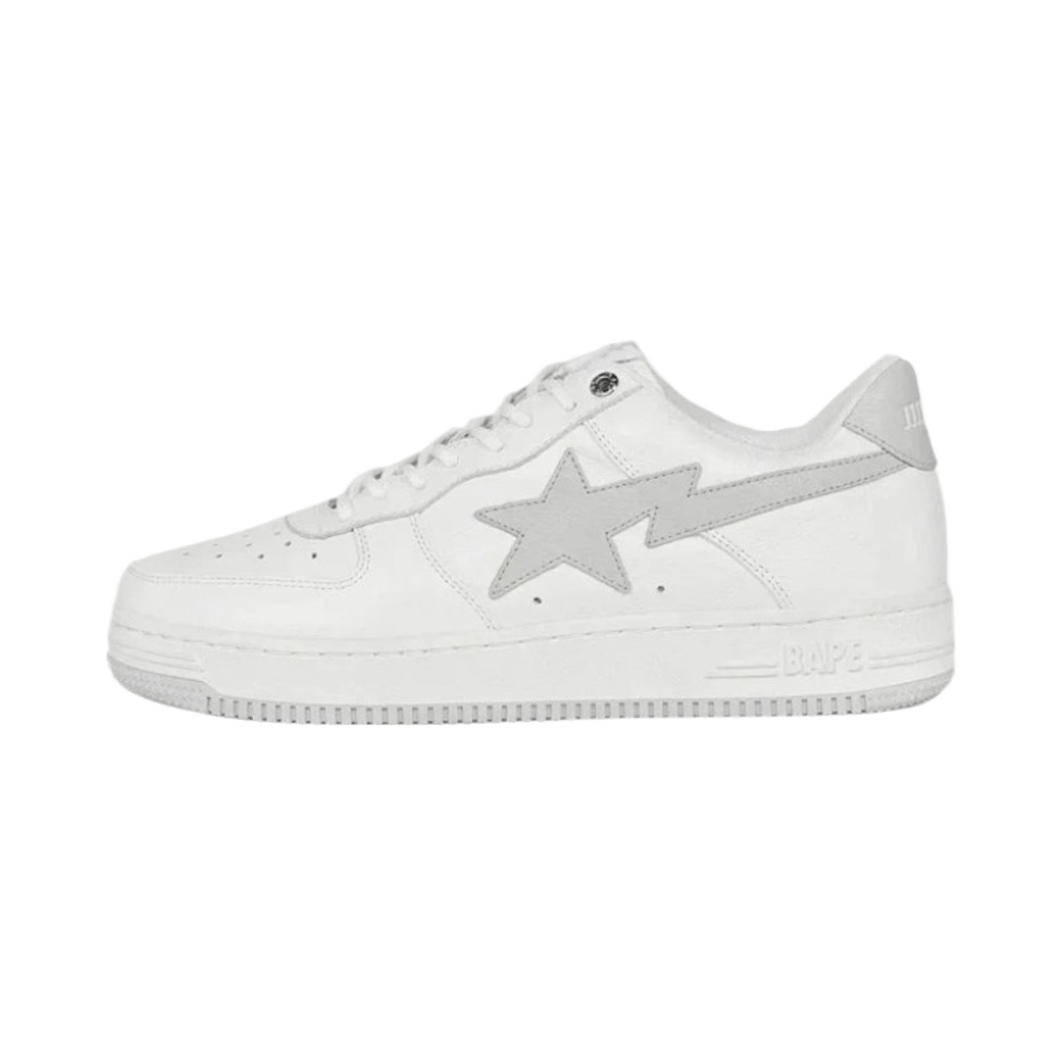 Bape Sta Low Top Sneakers Star Logo Leather Casual Shoes — image 2
