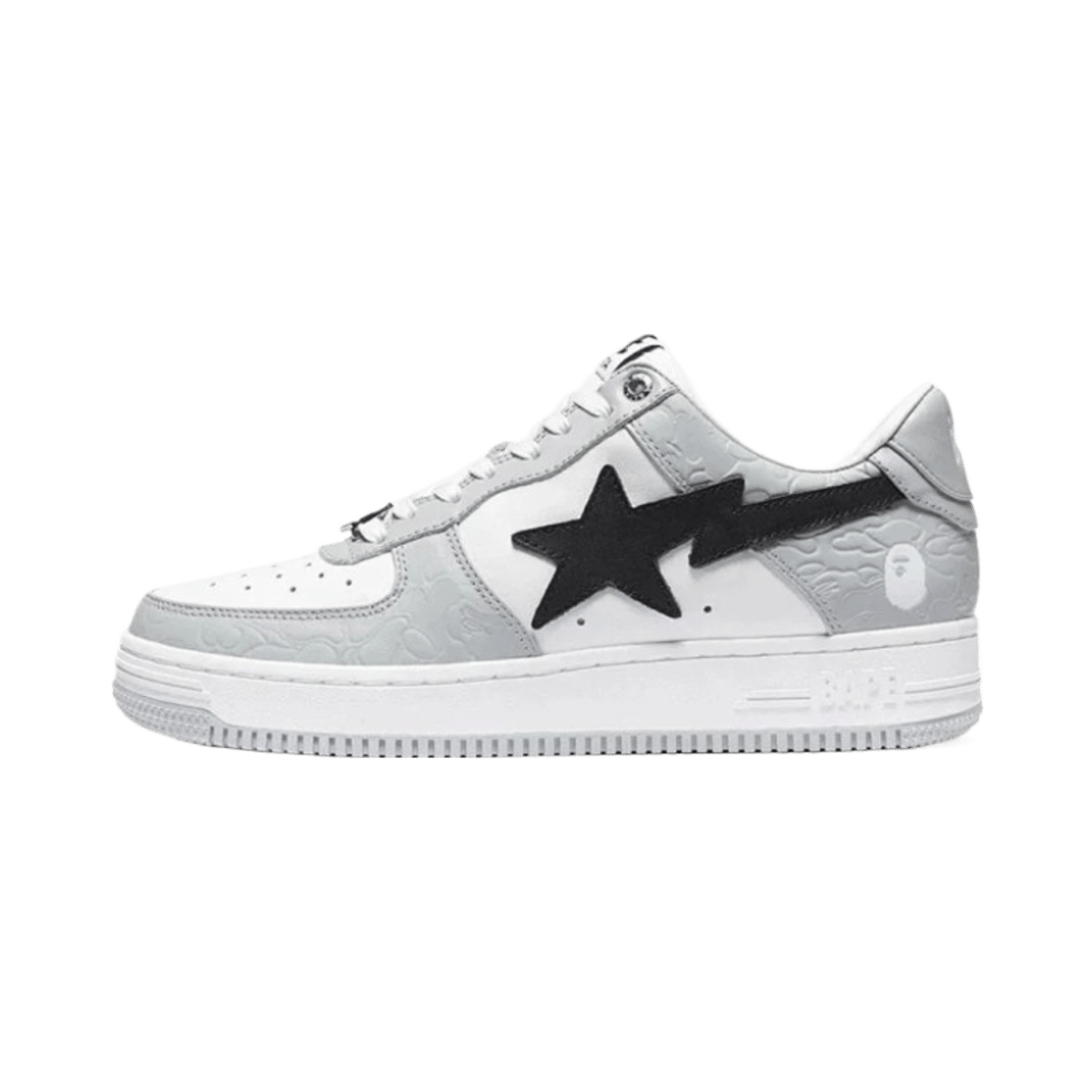 Bape Sta Low Top Sneakers Star Logo Leather Casual Shoes — image 4