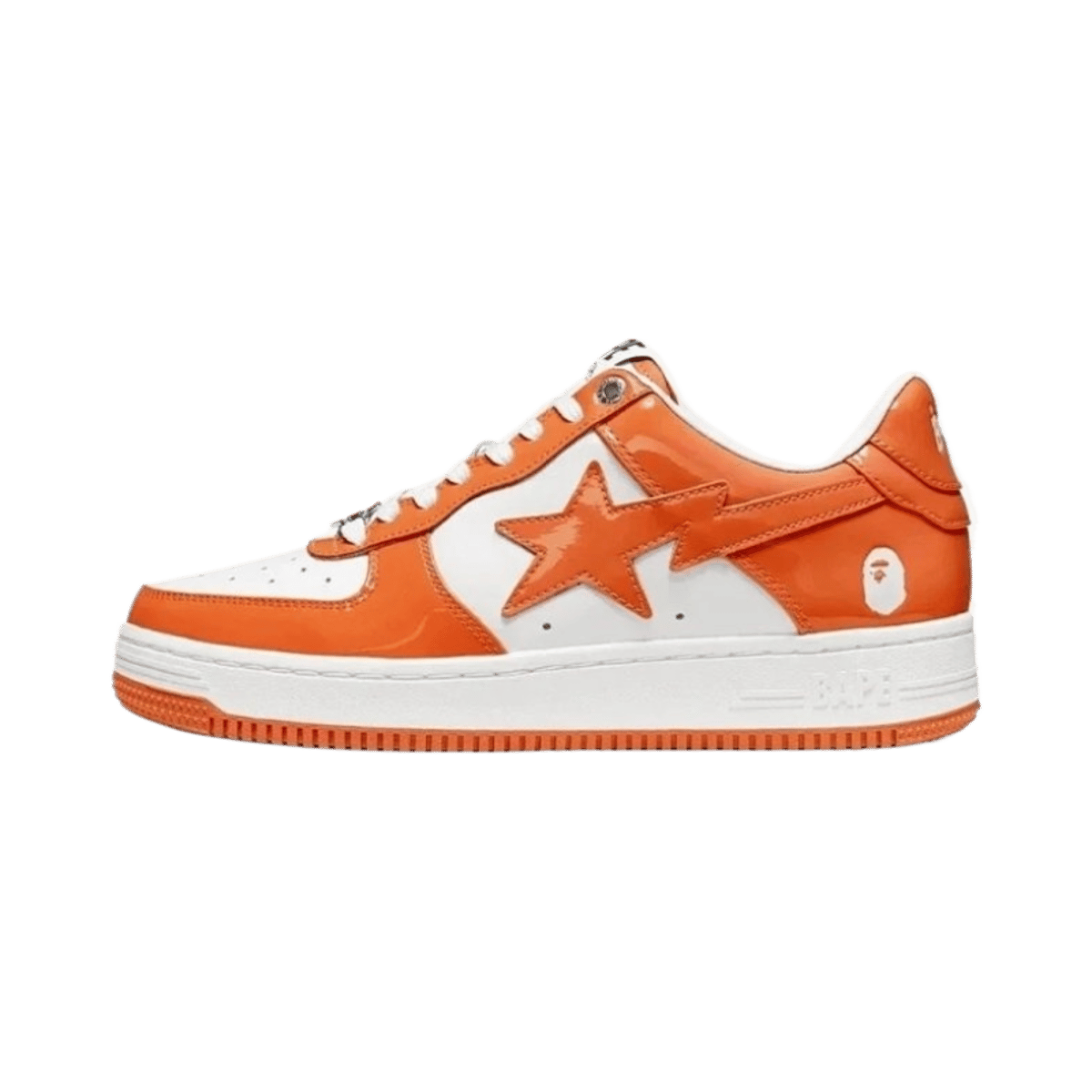 Bape Sta Low Top Sneakers Star Logo Leather Casual Shoes — image 9