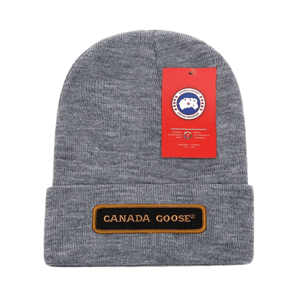 Canada Goose Arctic Program Ribbed Knit Beanie Hat Unisex Warm Winter Cap — image 10