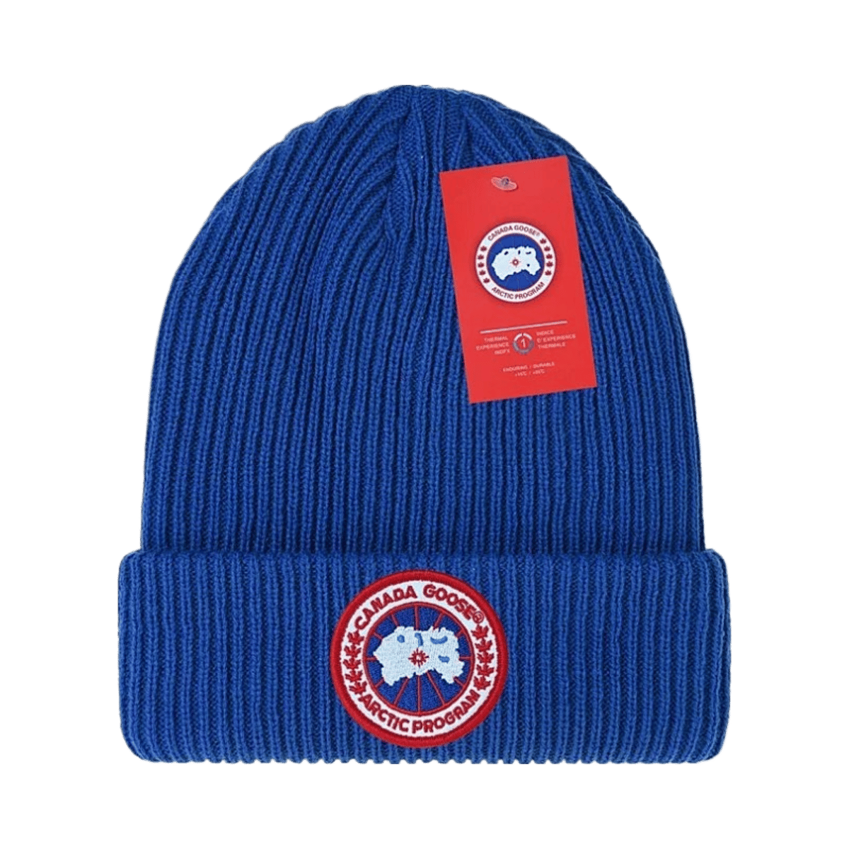 Canada Goose Arctic Program Ribbed Knit Beanie Hat Unisex Warm Winter Cap — image 11