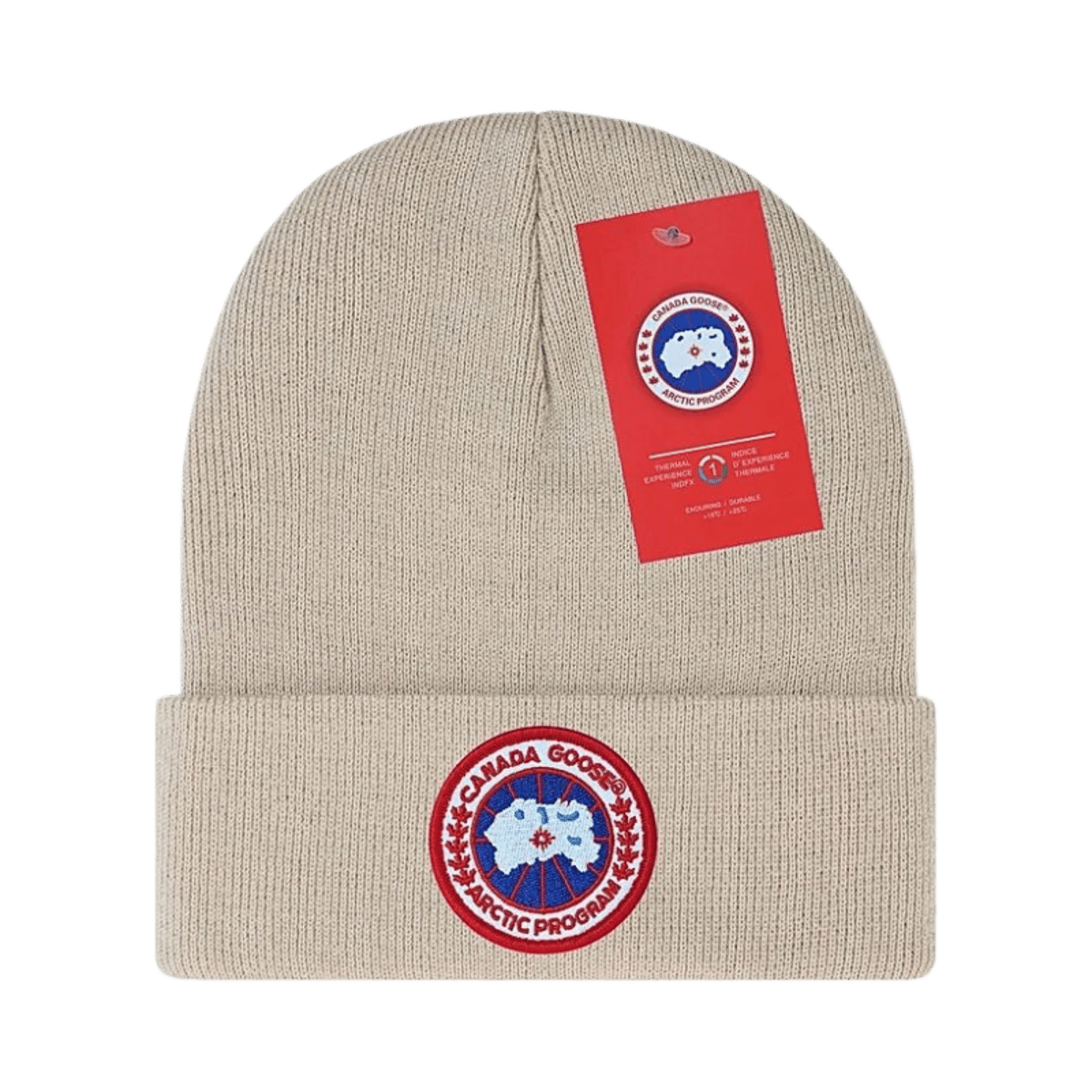 Canada Goose Arctic Program Ribbed Knit Beanie Hat Unisex Warm Winter Cap — image 2
