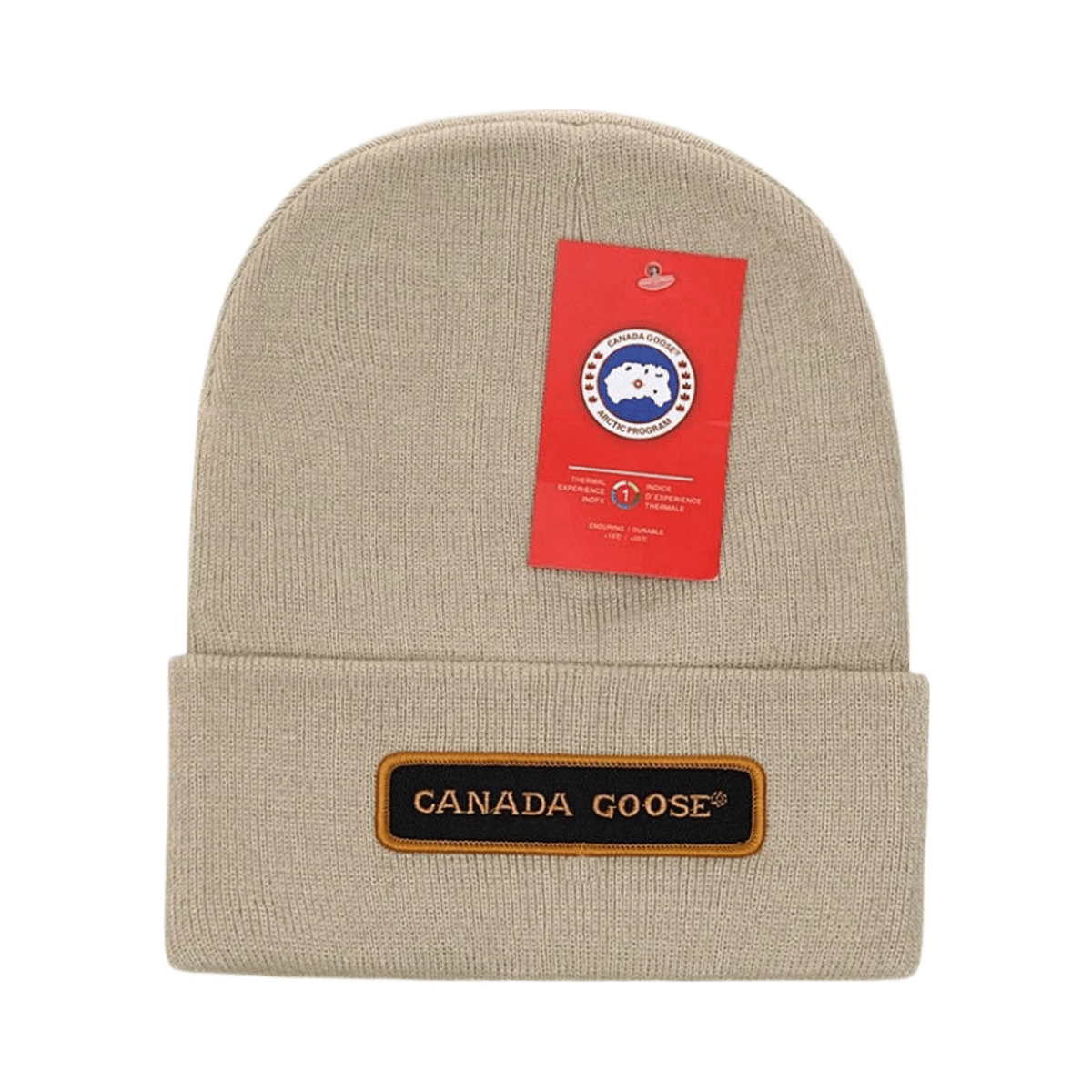Canada Goose Arctic Program Ribbed Knit Beanie Hat Unisex Warm Winter Cap — image 2