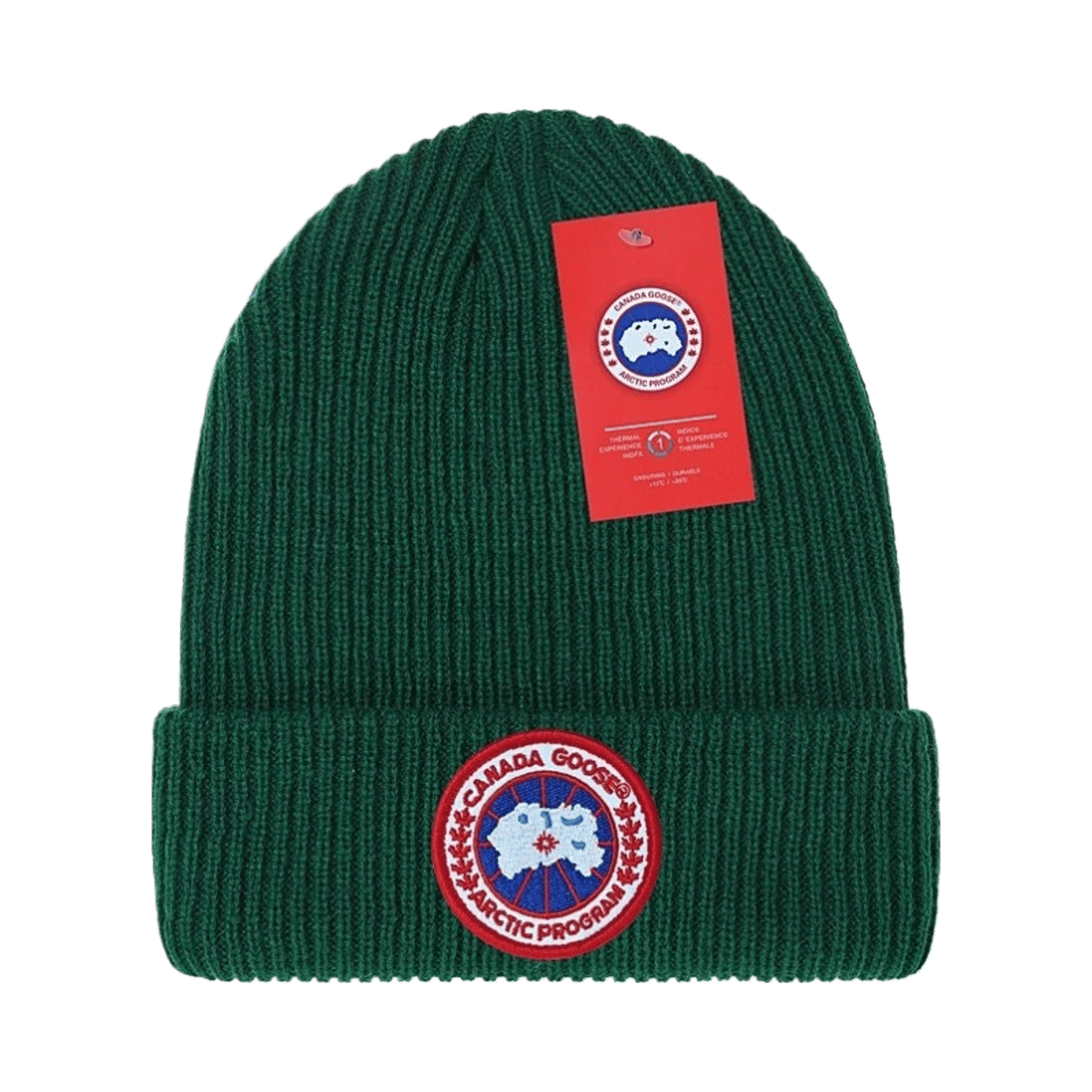 Canada Goose Arctic Program Ribbed Knit Beanie Hat Unisex Warm Winter Cap — image 3