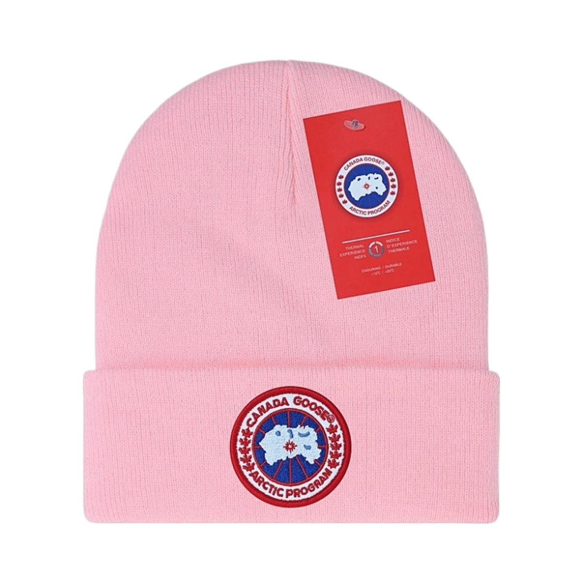 Canada Goose Arctic Program Ribbed Knit Beanie Hat Unisex Warm Winter Cap — image 3