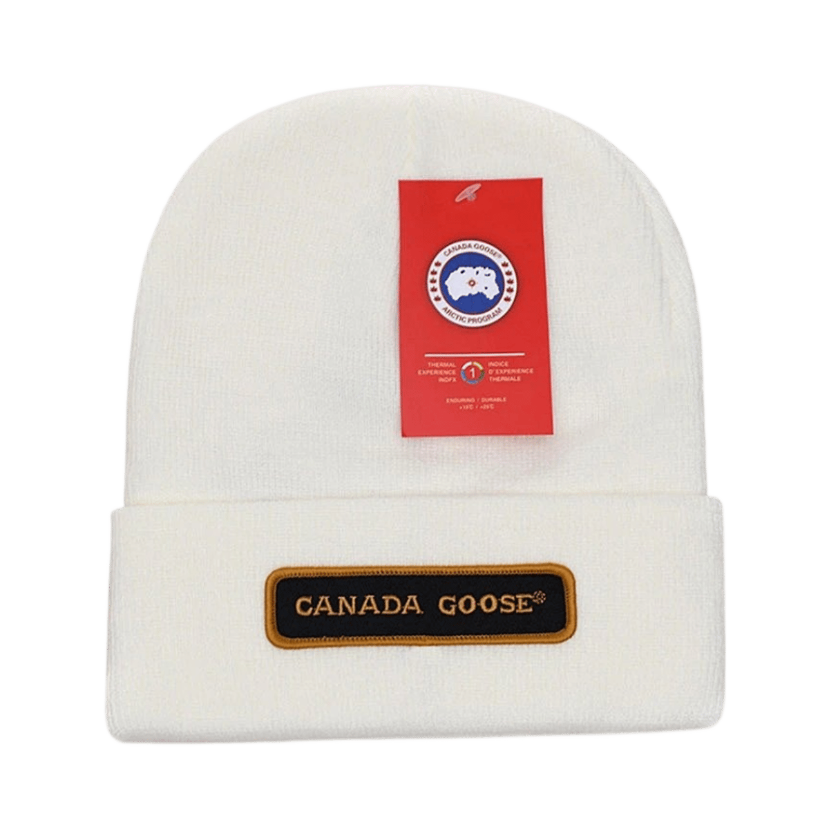 Canada Goose Arctic Program Ribbed Knit Beanie Hat Unisex Warm Winter Cap — image 3